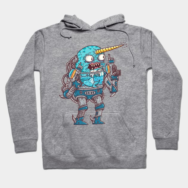 Narwhalbot Hoodie by hex